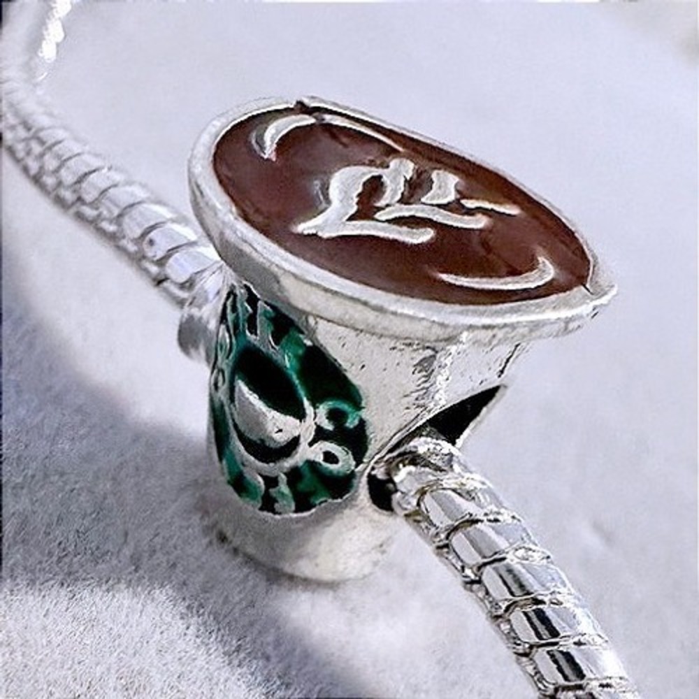 Coffee Cup Charm fits PANDORA